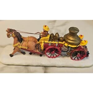Vintage Small Village Heritage Fire Brigade 5" x 2" 1.5"